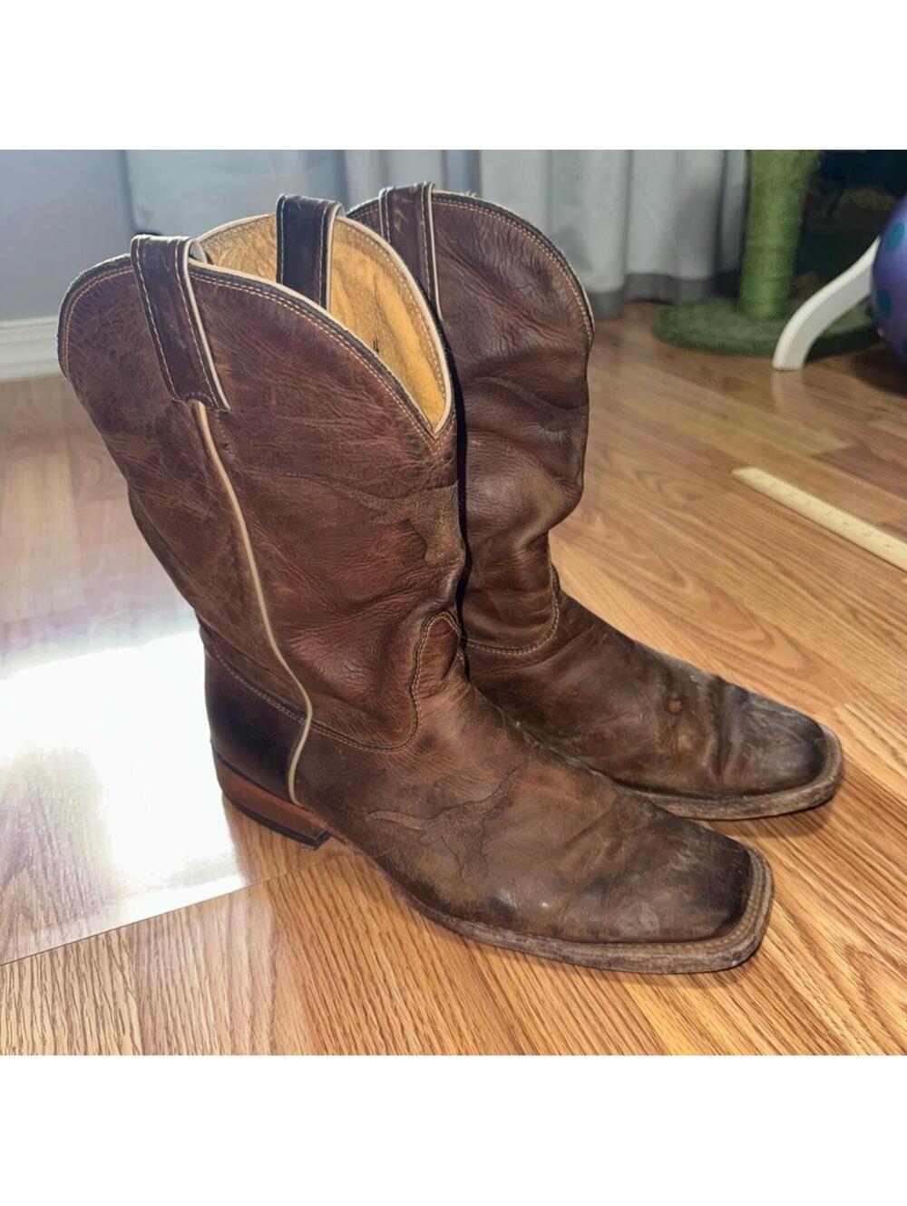 Nocona University Of Texas Longhorns
Cowboy Boots Brown Size 10 1/2 D